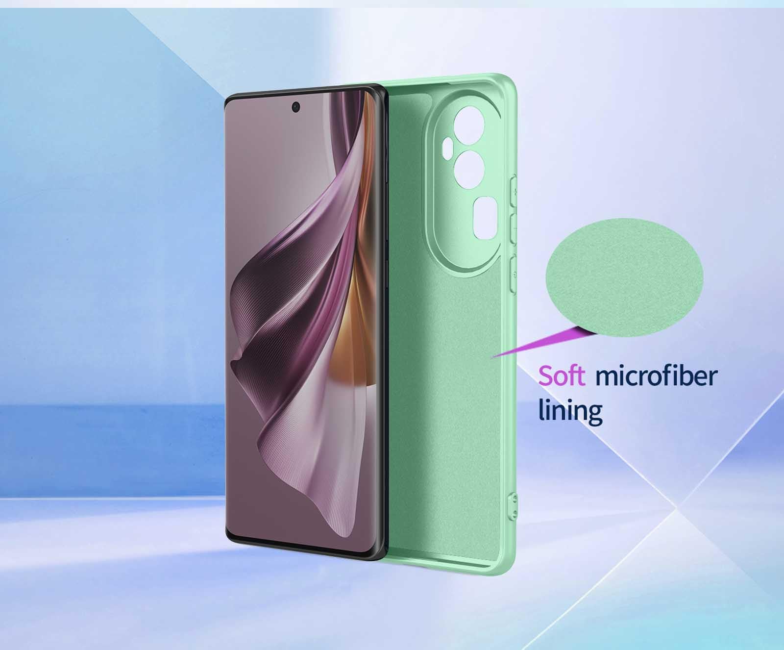 Custodia HAOYE Per Motorola Edge 50 Fusion 5G - Cover In TPU A Gradiente Rosa/Verde - Angoli Rinforzati Antiurto - 2
