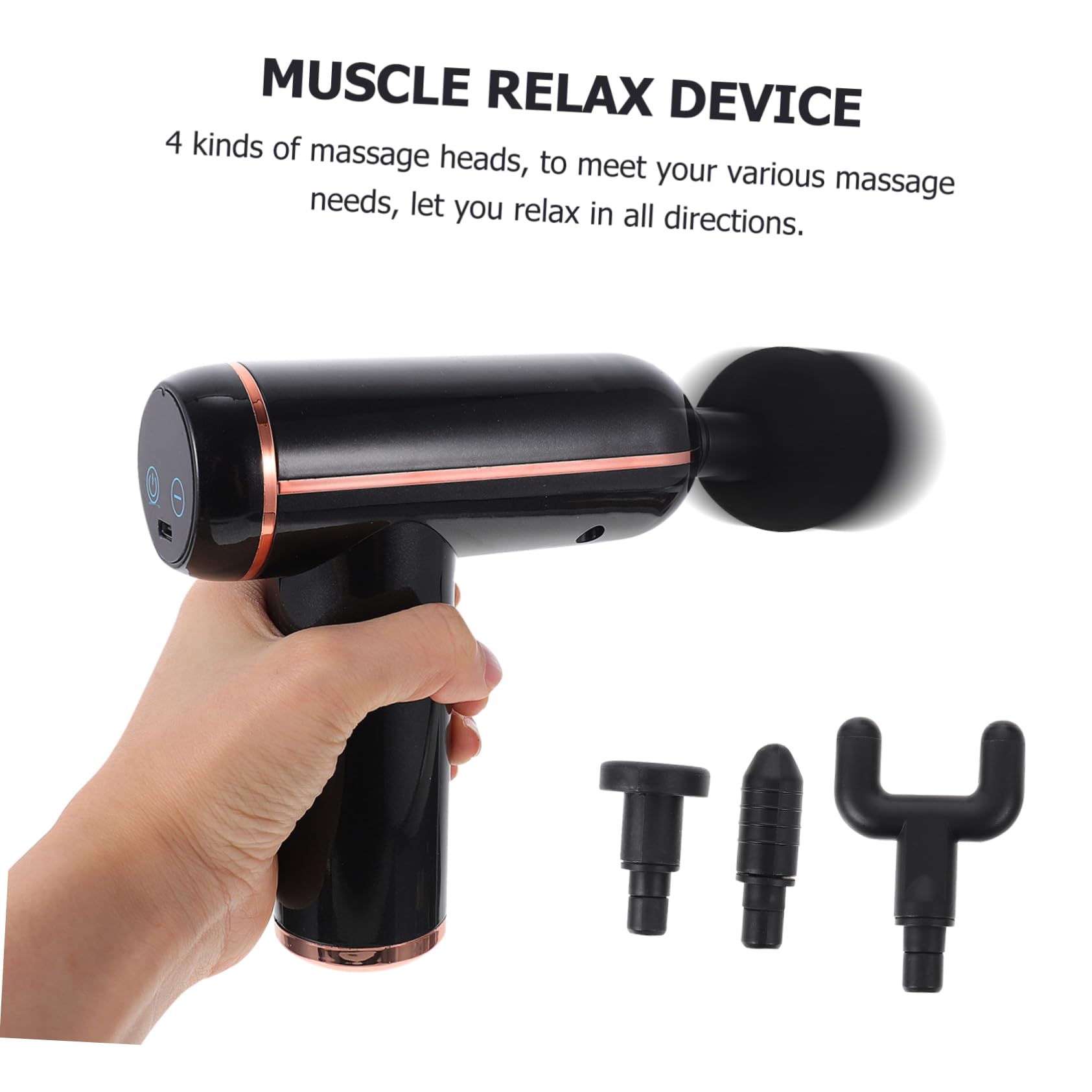 Dispositivo per Massaggio Fascia Ricaricabile 1800mah, Plastica