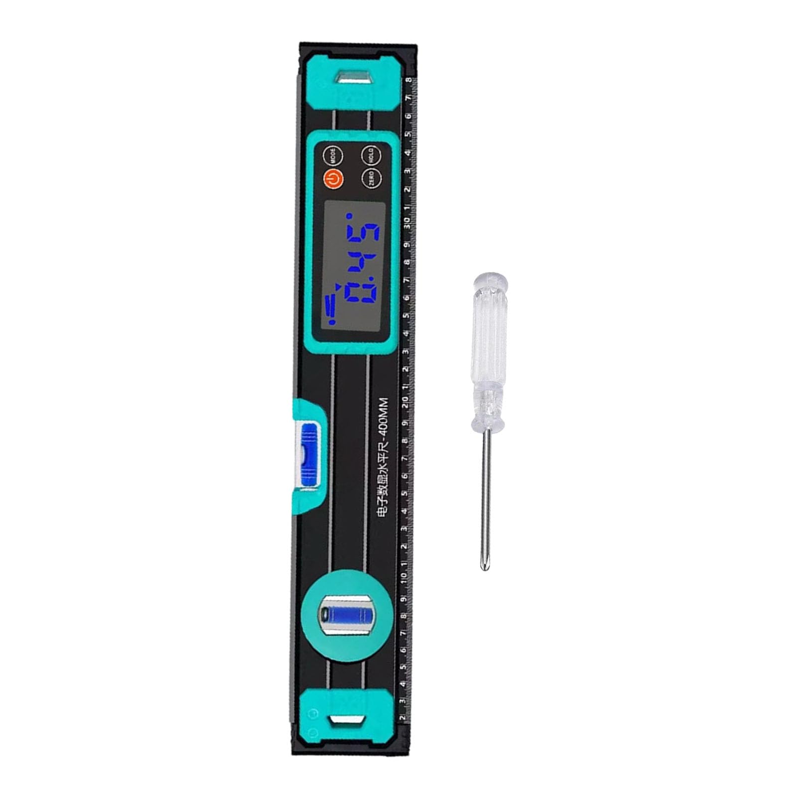 Oxxggkao 400Mm Digital Levels Ruler High Precisions Electronic Levels Bubble Inclinometer Angles Measuring Ruler Digital Protractors Angles Finders