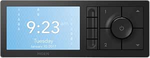 Moen Matte Black Smart Shower 4-Outlet Digital Water Controller for Thermostatic Shower Valve, TS3304BL