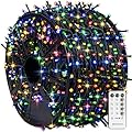 TW SHINE 1000 LED Christmas Lights, 328FT Christmas Tree Lights Outdoor Plug in with 8 Modes, Remote Waterproof Xmas String Lights Indoor Decorations for House Yard Decor, Multi-Colored