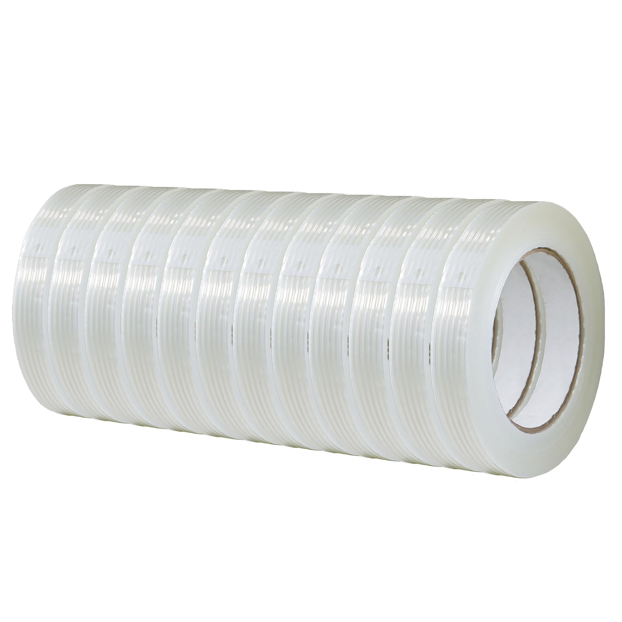 GGR Supplies FIL-795 Mono/Uni-Directional Fiberglass Reinforced Super Resistant Heavy Duty Commodity Grade Filament Strapping Tape: 3/4 in. Wide x 60