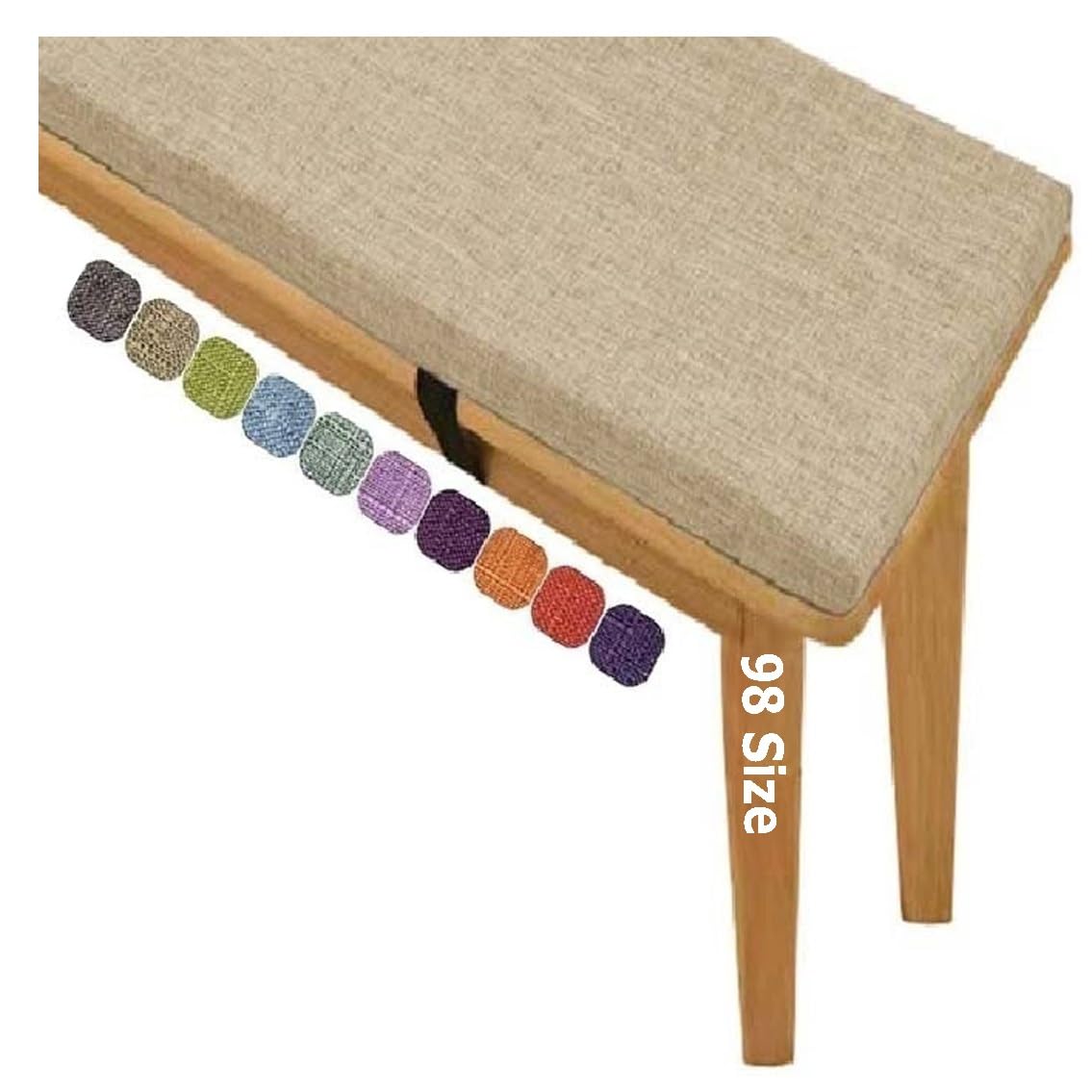 Coussin en fourrure pour étagère à chaussures intérieur extérieur 200x55 cm