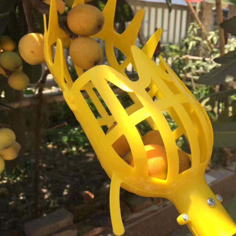 Byfri Peach Fruit Picker Lightweight Fruit Catcher Outdoor Gardening Apple Picking Tool (Random Color)