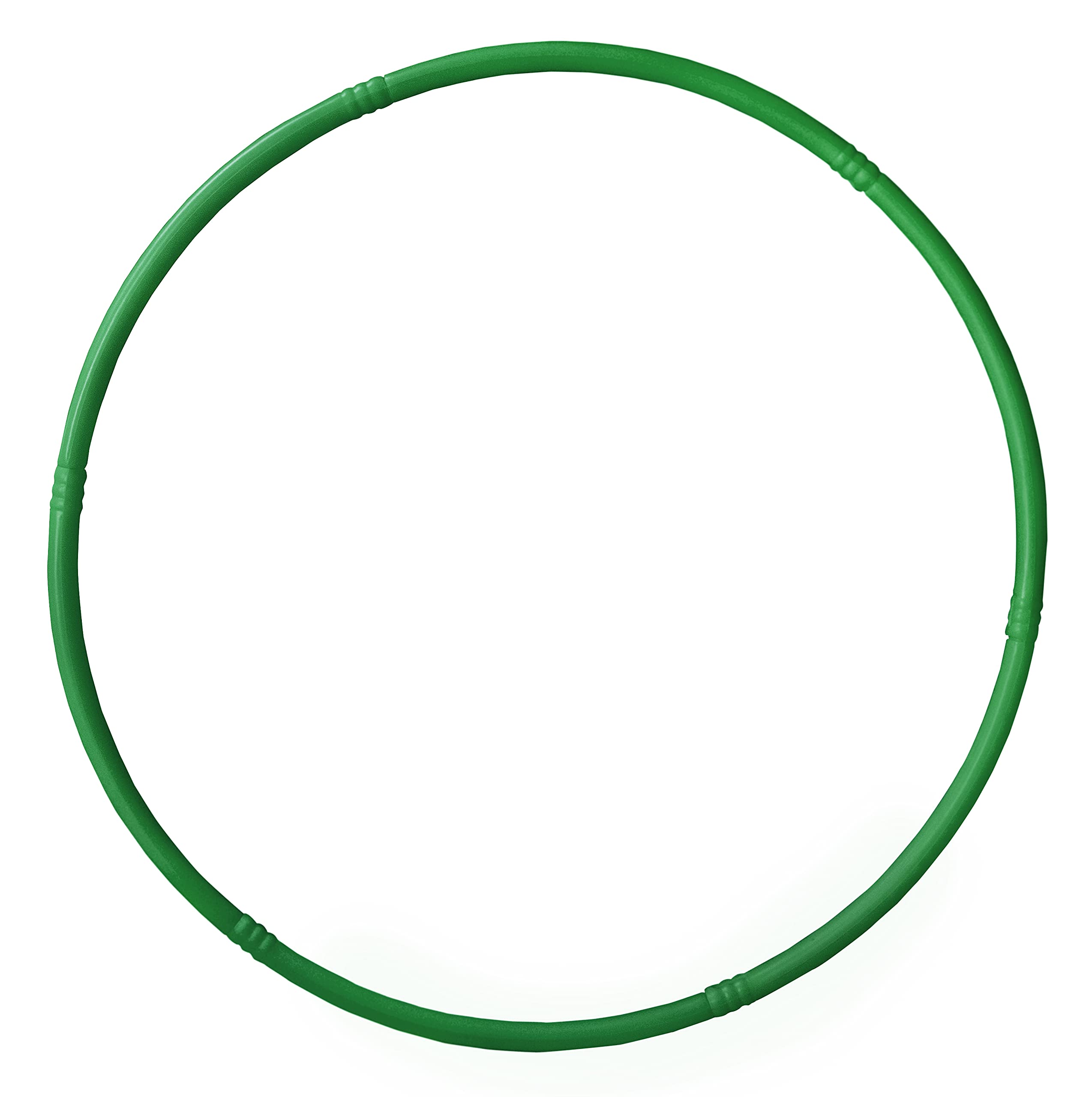 Toy Cloud Hula Hoop for Adults Exercise | Classic Design | 6 Interlockable Pieces Kids Girls Women Premium Hoola Hoop Ring Adjustable 3 Size 17-27 Inch (Green)
