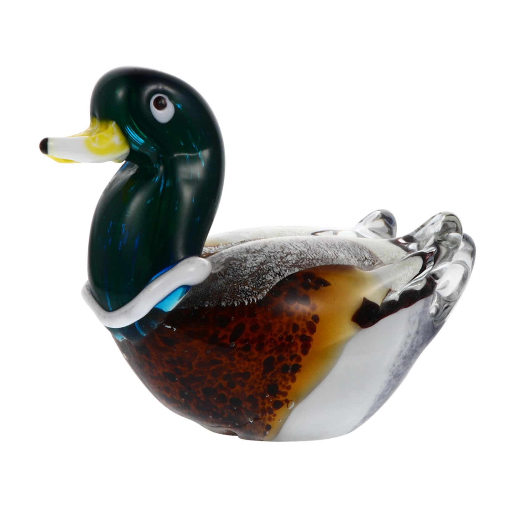 Statue de bureau en cristal prestige avec sculpture canard ornementale