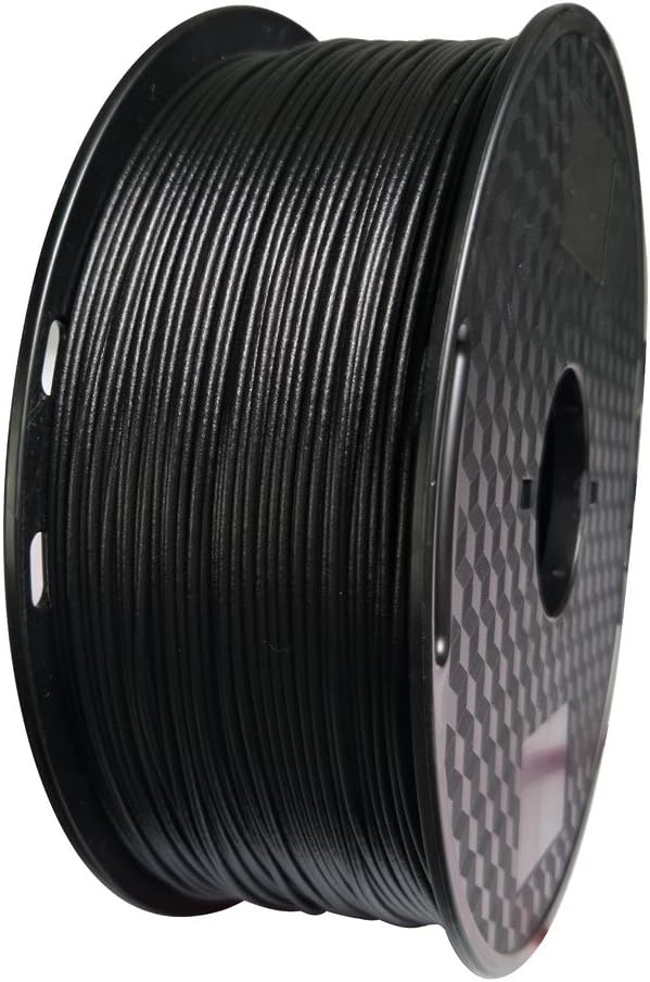 PP 1.75 mm Black 3D Printer Filament 1 KG Polypropylene Low Density Glass Filled Polypropylene PP Material