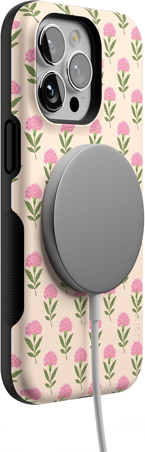 Casely iPhone 13 Pro Case | Jenna's Flowers | Fun on Weekdays | Bold Protective Design | Compatible with MagSafe