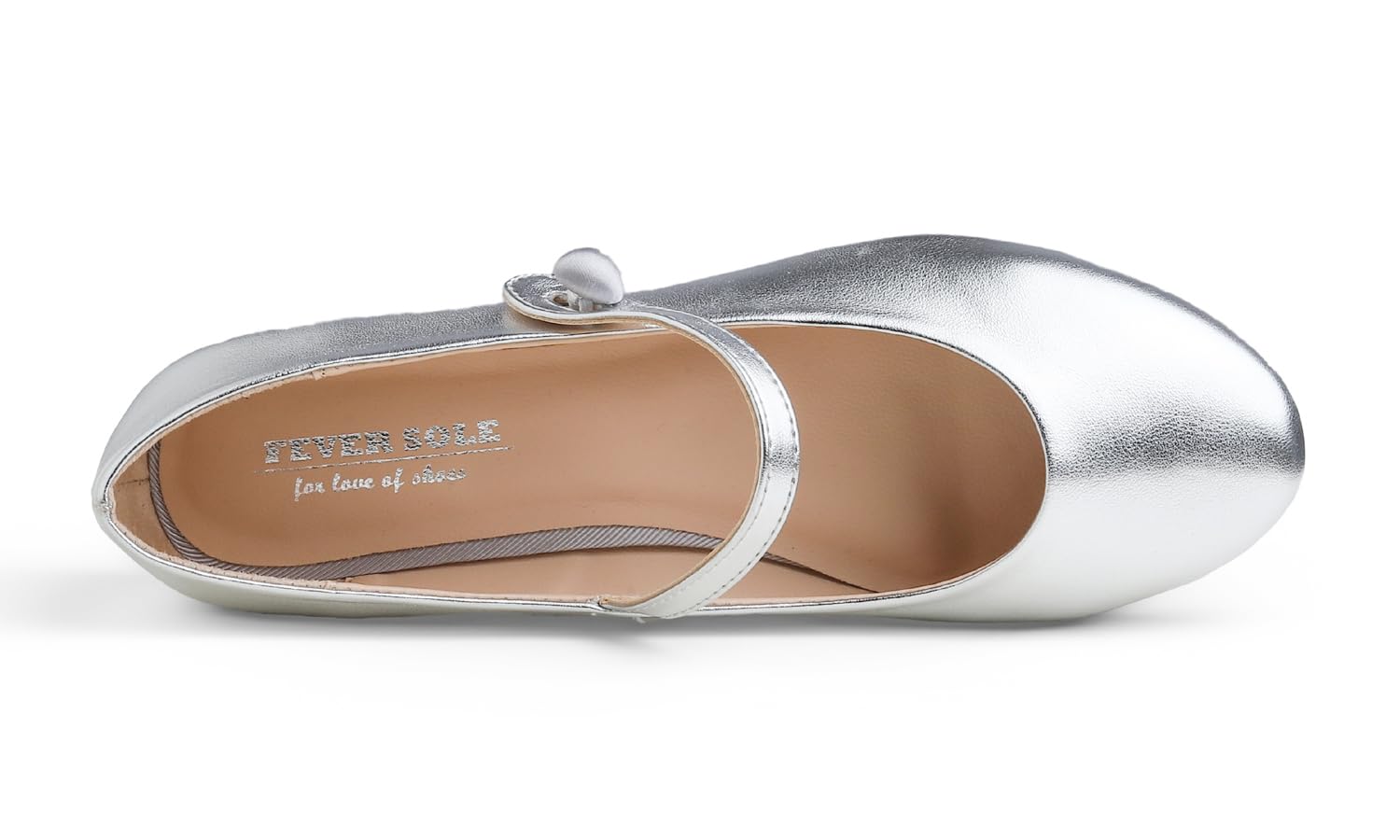 Feversole Women's Mary Jane Fashion，Scarpe Basse Classiche da Donna Décolleté Eleganti Mary Jane con Fibbia Morbida Scarpe da Ballo per Balletto per Donna