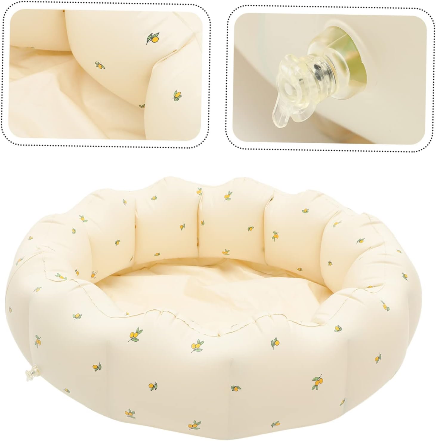 BESPORTBLE Inflatable Pool Wear Resistant Plaything for Fun Easy to Store Petal Shape Summer Accessory for Backyard Play and Parties