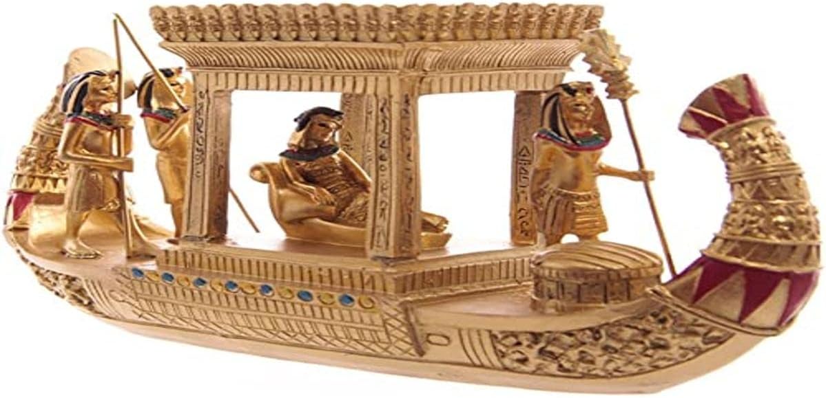 ESP12 Gold Egyptian Canopy Boat