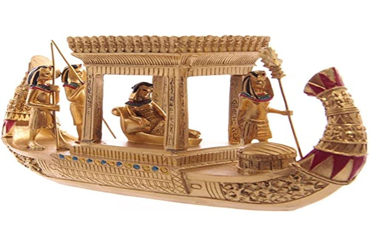 Puckator ESP12 Figurine Sarcophage Anubis et Momie Or