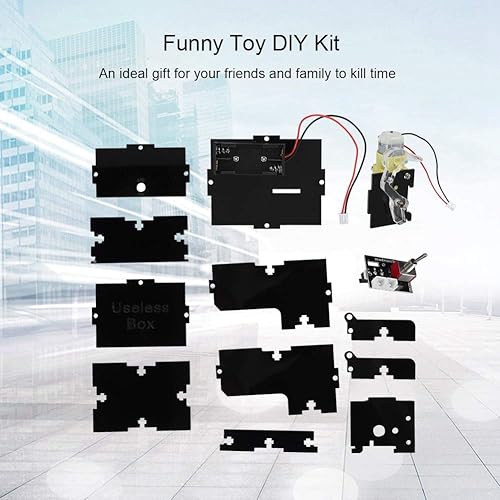 Miniatura 4 de Divertido kit de bricolaje, regalos creativos, caja de acrílico con interruptor basculante de metal de alta calidad, ideal para tus amigos, familia,