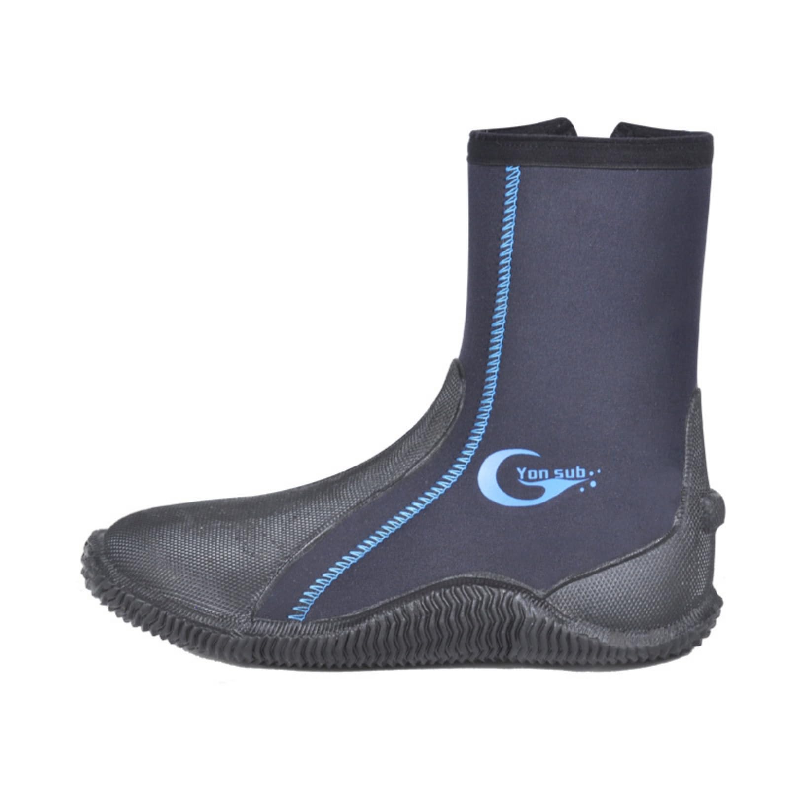 TISHITA Stivali da Immersione Impermeabili Calzari Sub Neoprene Scarpe Acquatiche Stivaletti Termici Antiscivolo Materiale Neoprene 5mm con Suola in Gomma, Blu, 45 | Antiscivolo, Calzari da Sub con Suola, Termici, per Snorkeling, Subacquei, Pescatori