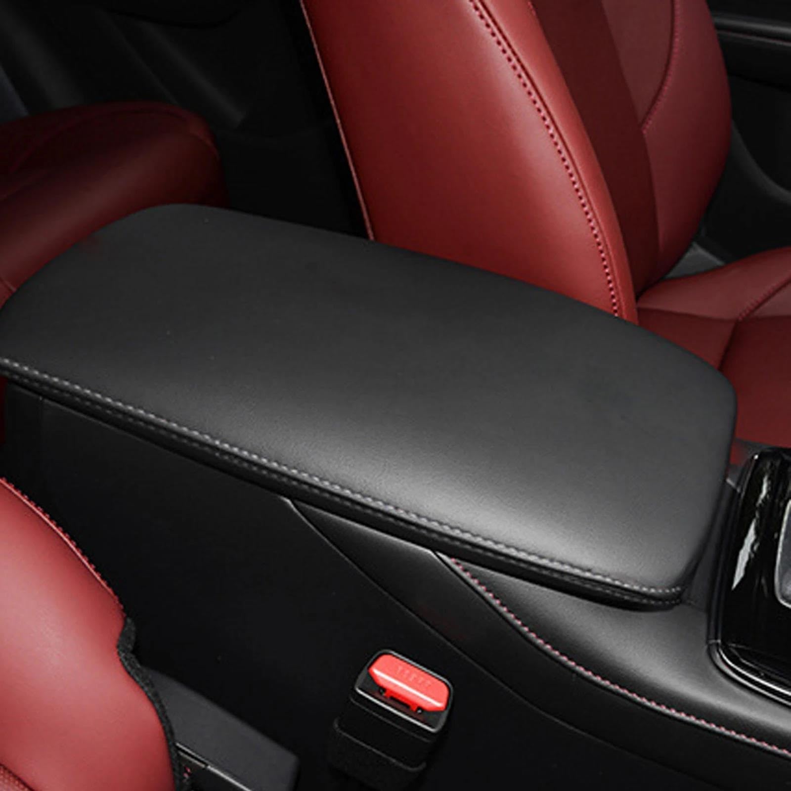 Auto-Armlehnenbezug Aus Mikrofaser-Leder Für Mazda Für CX-30 2020–2022