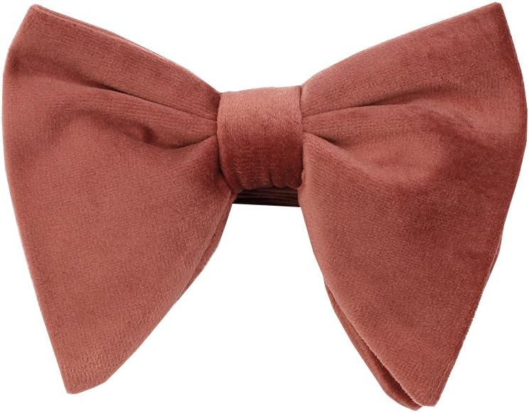 Velvet Bow Tie Mens Pre-Tied Satin Formal Tuxedo Big Bowtie
