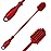 Silicone Bottle Cleaning Brush with Long Handle, BPA Free 12.5 Water Bottle Cleaner for Baby Bottles, Hydro Flask, Sports Bottle, Vase, Glassware, Perfect for Smaller Diameter Bottle Openings (Red)