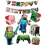 Wpunwen誕生日飾り バースデー飾り付け HappyBirthDayガーランド バルーン 風船 男女の子 誕生日デコレーション