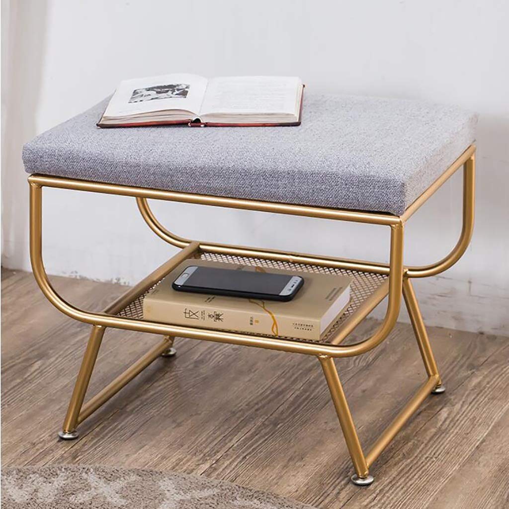 Banc à chaussures multifonction couleur C pour ranger et s'asseoir sans effort