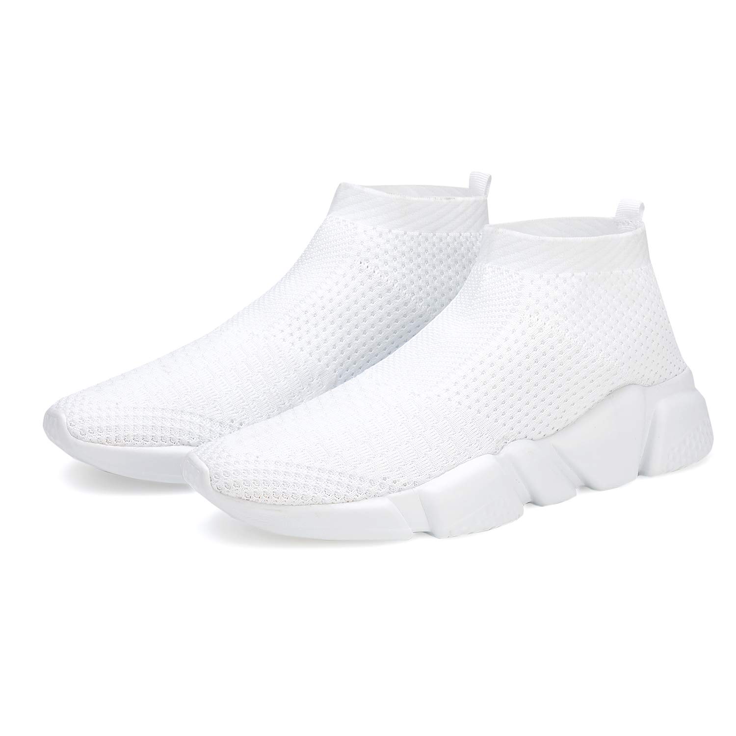 Casbeam Men's Running Knit Comfortable Lightweight Breathable Casual Sports Shoes Fashion Sneakers Slip-On Walking Shoes