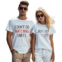 Valentines Shirts for Couples Matching T-Shirt Love Hearts Letter Print Tee Tops