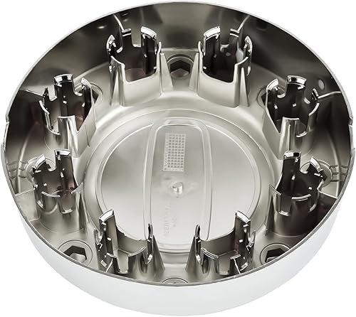 Miniatura 4 de OKPARZ Repuesto para tapa de cubo central de rueda cromada 2011-2018 Ram 3500 2 piezas delantera de 1 tonelada doble DRW aleación rueda