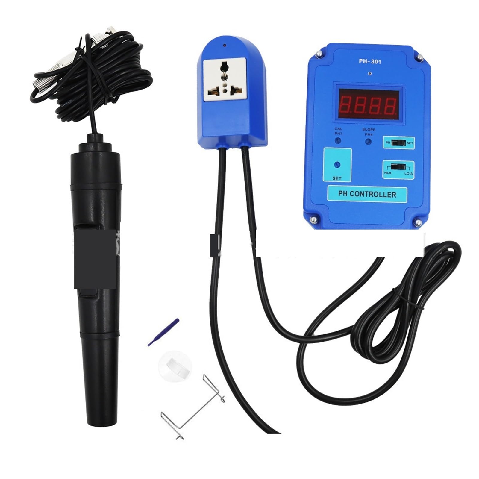 Controlador de conductividad y pH ORP en línea alta precisión, probador digital calidad del agua,Alta precisión