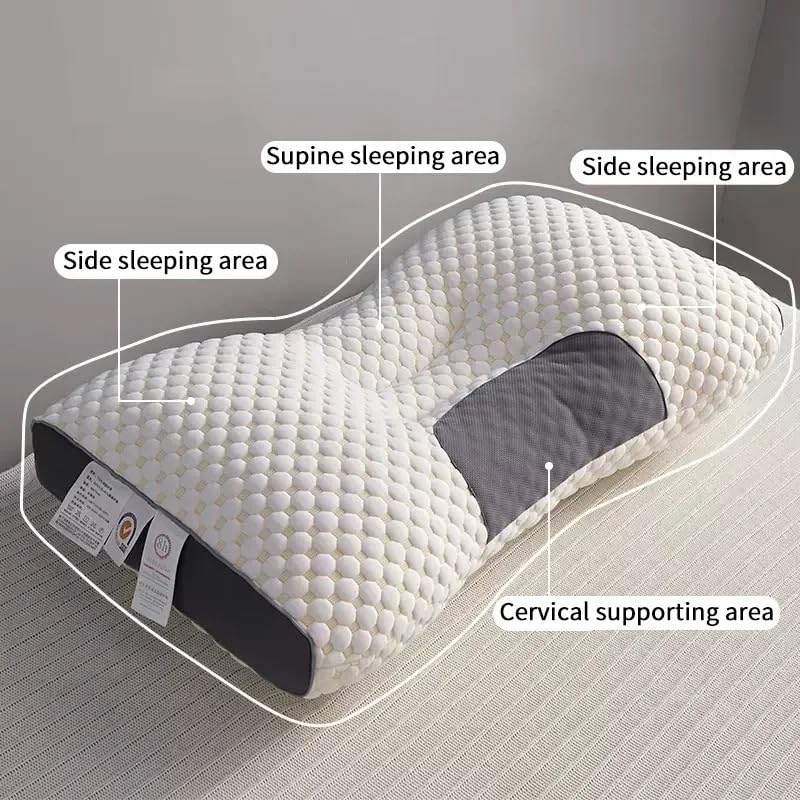 Amazon.com: Fiber Pillow for Better Sleep: Ergonomic Concave