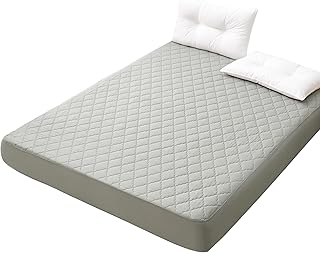 防水シーツ ダブル ボックスシーツ パッド一体型 敷きパッド おねしょシーツ 抗菌・防臭・防ダニ 介護 ベビー 赤ちゃん ペット 寝汗対策 洗える 失禁対策 (グレー ・ 140*200cm)