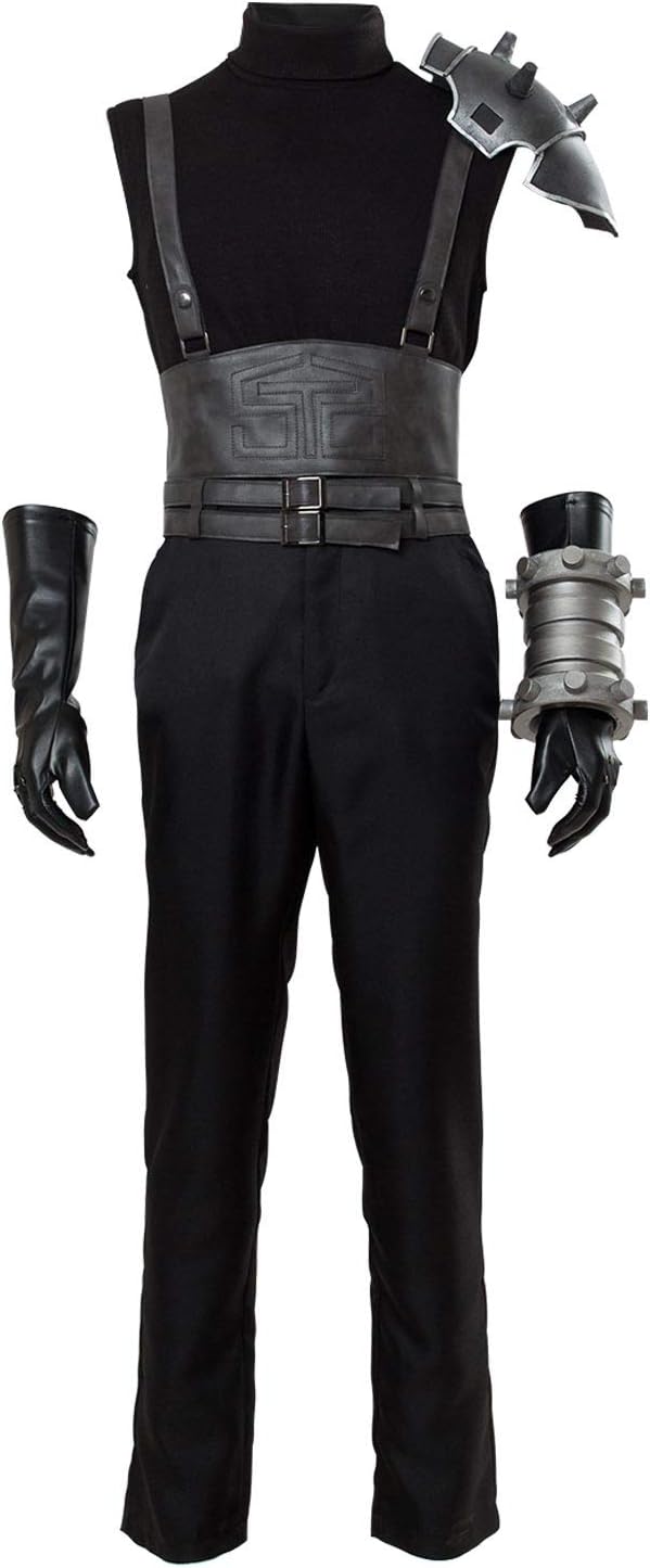 SIDNOR Final Fantasy VII Cloud Strife Cosplay Costume FF7 Cloud Outfit Vest