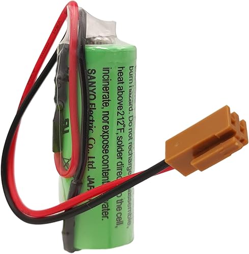 Miniatura 7 de DCYNXC (30-Pieces) CR17450SE-R 3V 2500mah PLC Battery for FANUC A98L-0031-0012 CNC System with Connector