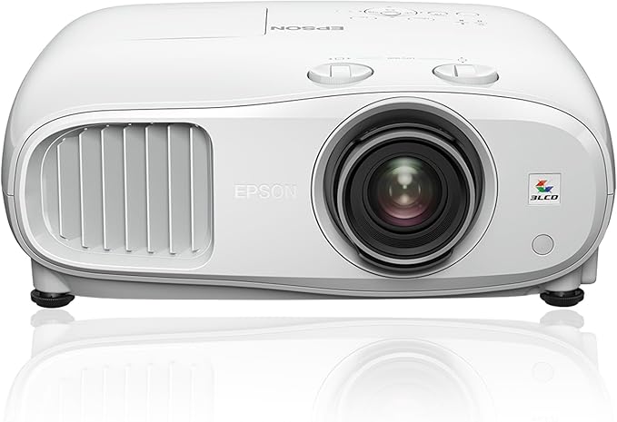 Epson EH-TW7000 3LCD, 4K PRO-UHD, 3000 Lumens, 500 Inch Display, Home Cinema, Streaming and Gaming Projector - White