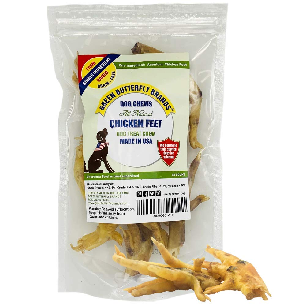 Natural Farm JR Natural Chicken Feet 10 Pack Dorset Natural