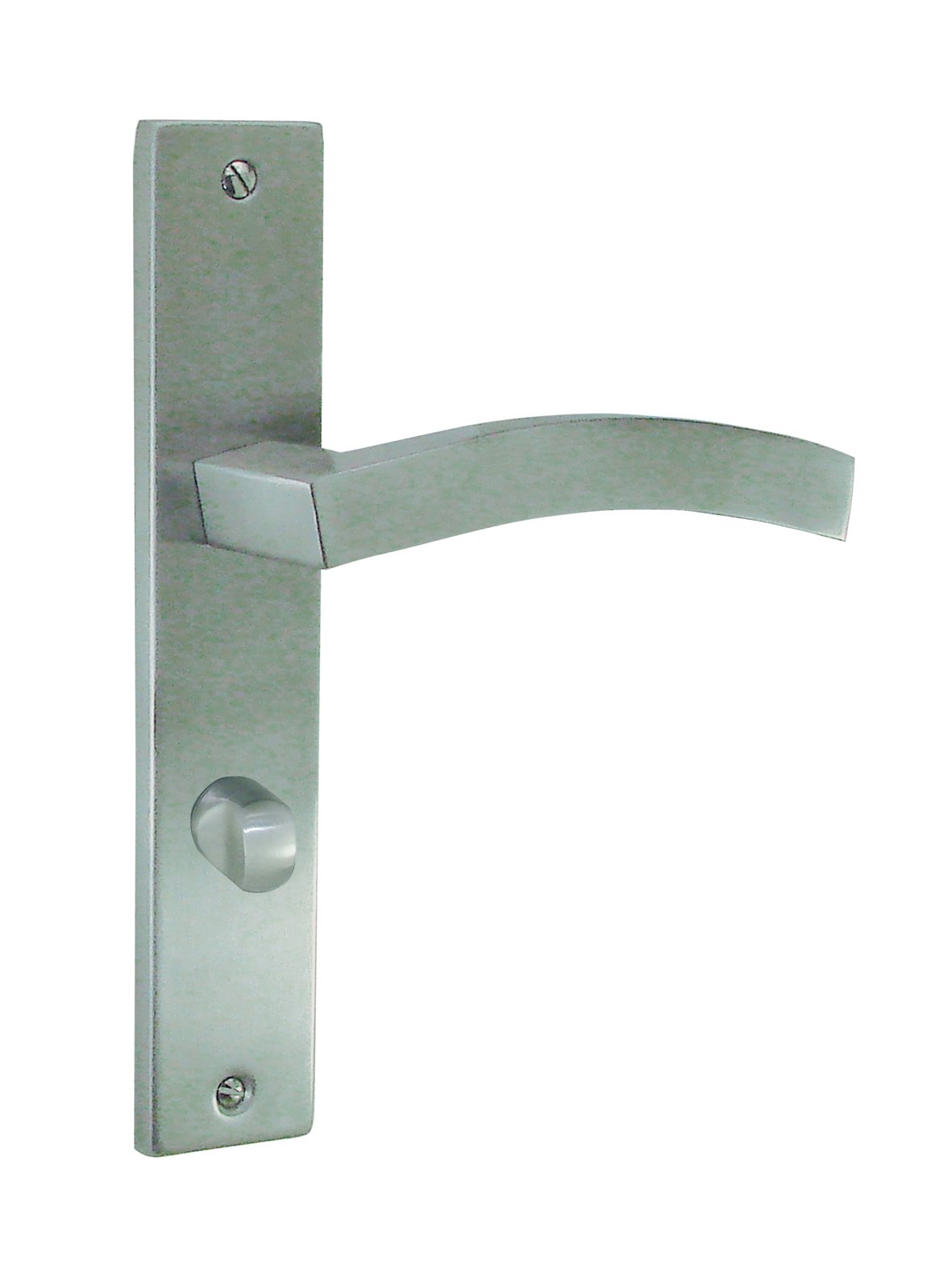 Door Tools Stainless Steel Door Knob Set on Squale Plate - 195mm