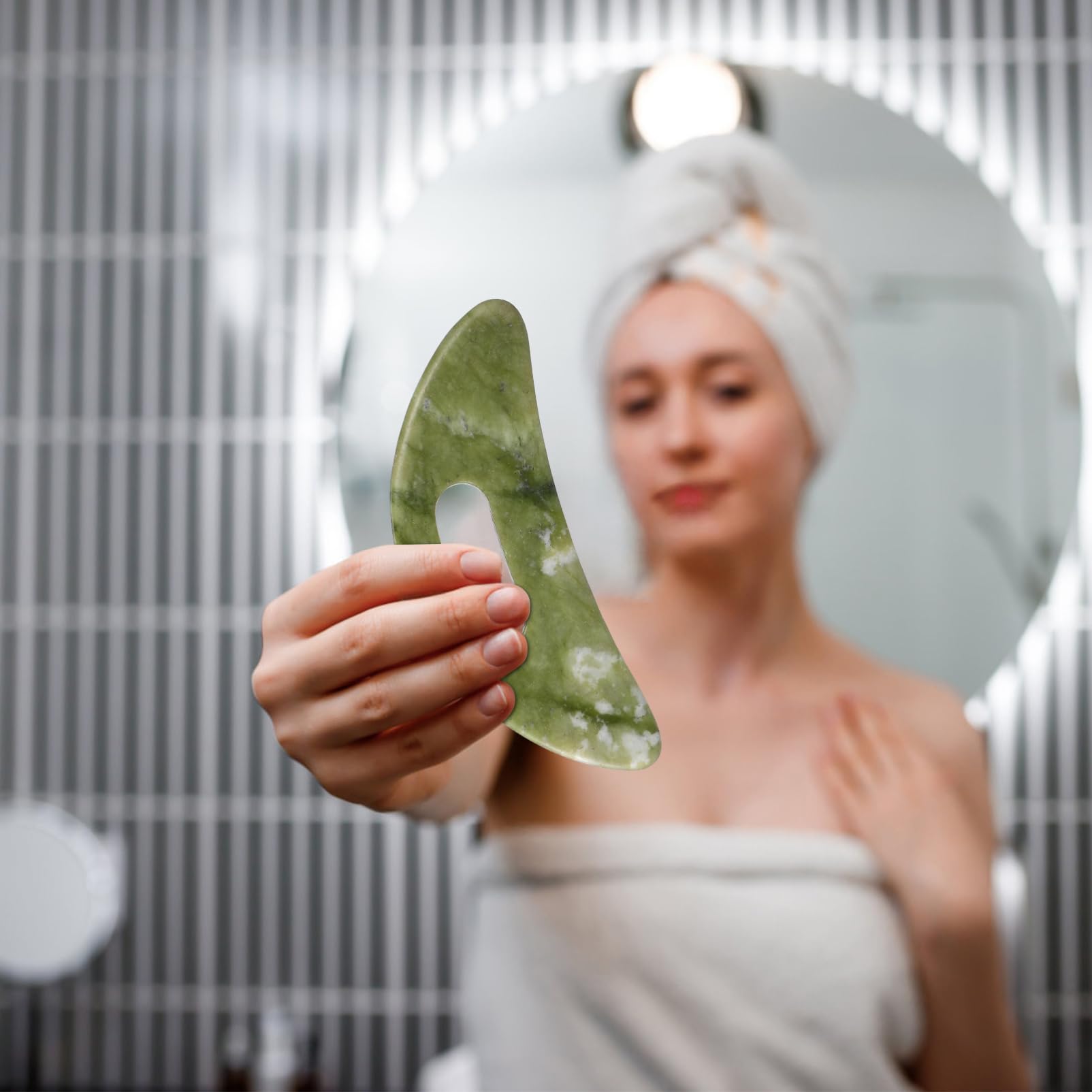 MAGICLULU 5 Piezas Tabla de raspar de jade tratamiento facial masaje facial gua sha electrico herramienta facial gua sha masajeadores faciales masajeador facial masajeador muscular Xiuyu