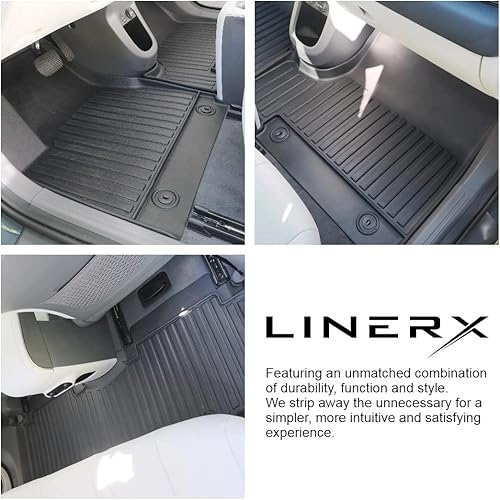 Miniatura 5 de Para los modelos Hyundai IONIQ 5 2022-2024 (solo consola deslizante) - Alfombrillas personalizadas para automóvil - Cobertura máxima, todo tipo de