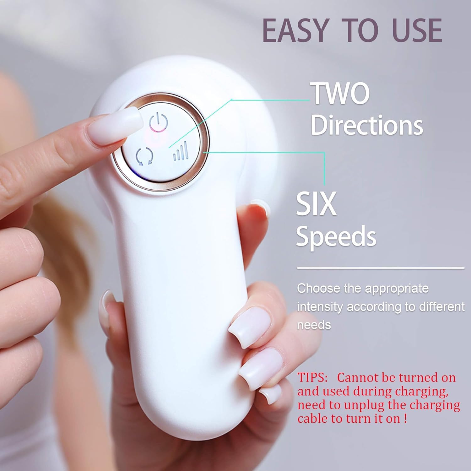 CLOYSTER Electric Back Massor, Handheld-Salelite Massage Full Body Massage 3 Massage 3 Massage Heads with 2 rotation 6 level speed sculpting machine, 2 directions of IPX6 waterproof CLOYSTER Electric Back Massor, Handheld-Salelite Massage Full Body Massage 3 Massage 3 Massage Heads with 2 rotation 6 level speed sculpting machine, 2 directions of IPX6 waterproof