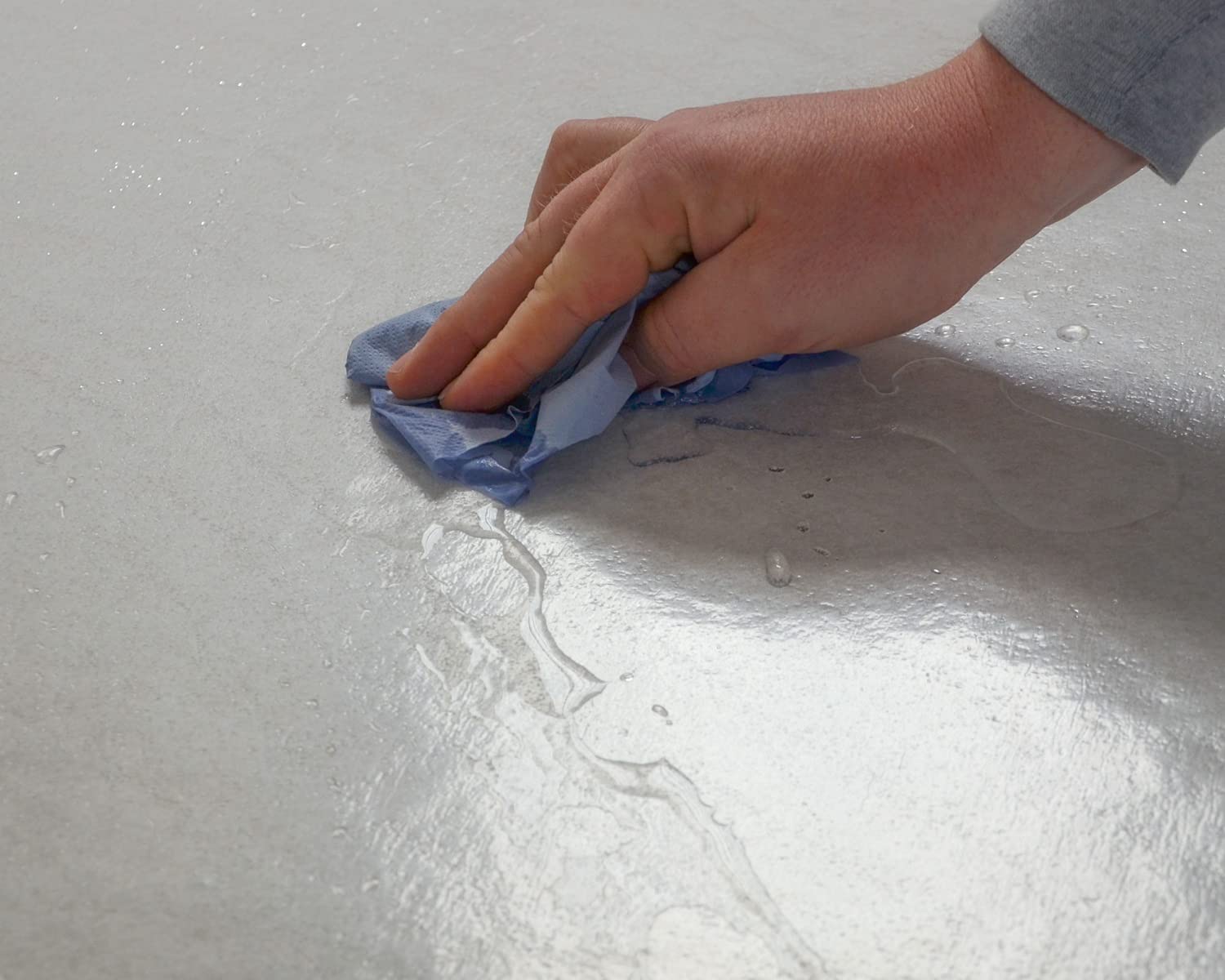 Scorprotect® BSV (bedrucktes) Boden- und Treppenschutzvlies, Abdeckvlies selbsthaftend 0,65 m x 25 m 160 g/m² Folienoberseite