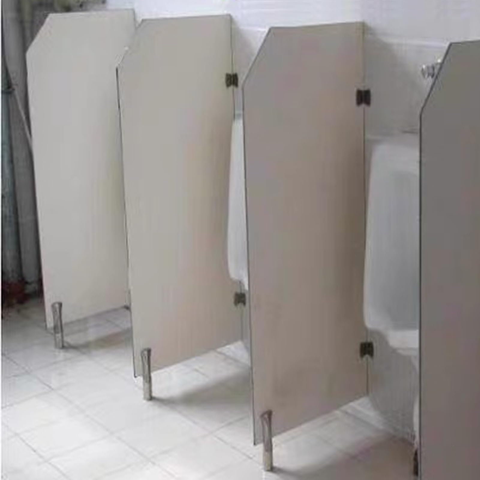 Mampara de urinario de pared con protección antisalpicaduras y mayor higiene pack de 2