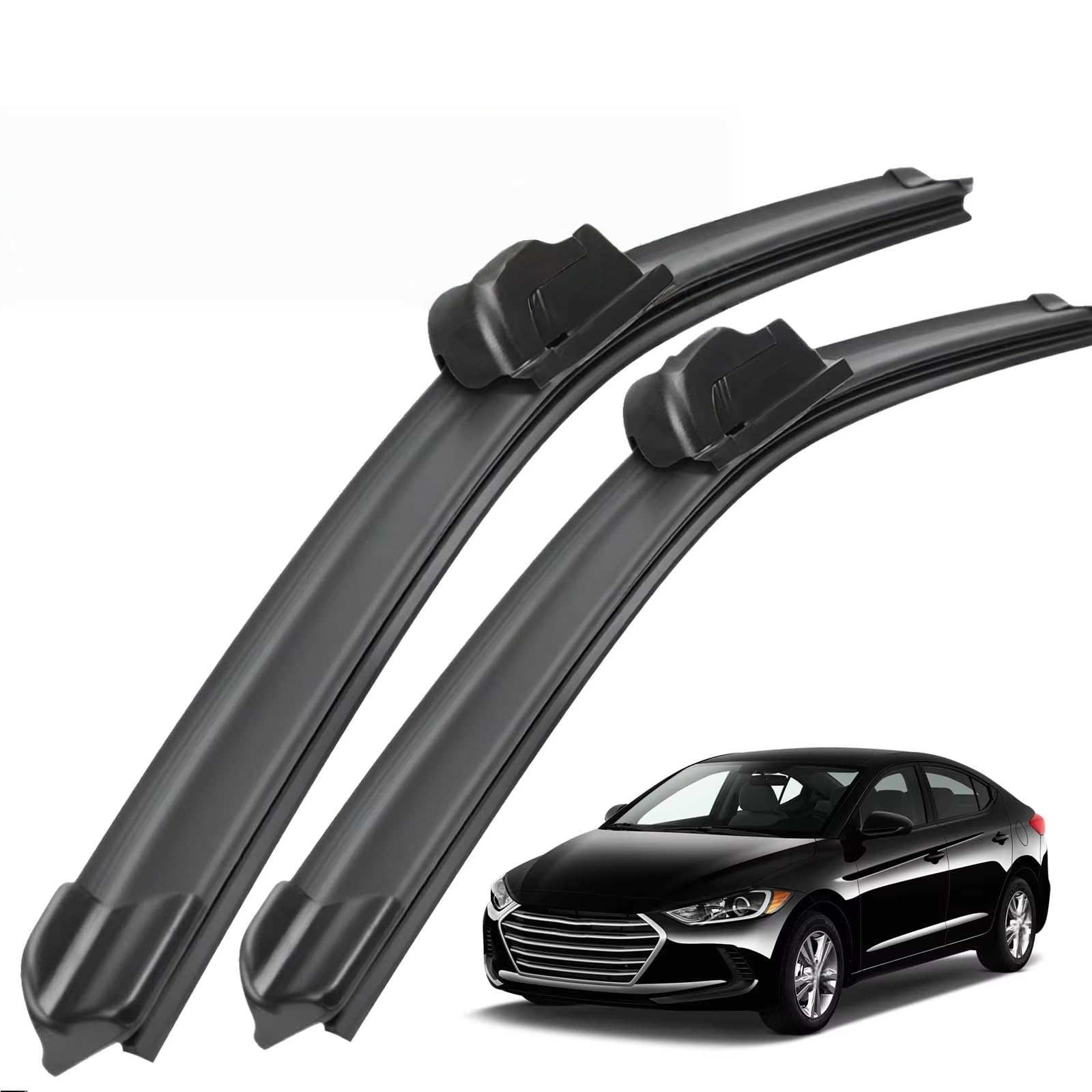 PAPEP Windscreen Wiper Blades for Hyundai Elantra AD 2016-2019 26"+16", Front Replacement Wipers OEM Quality Water Repellent Rubber Automotive Windshield