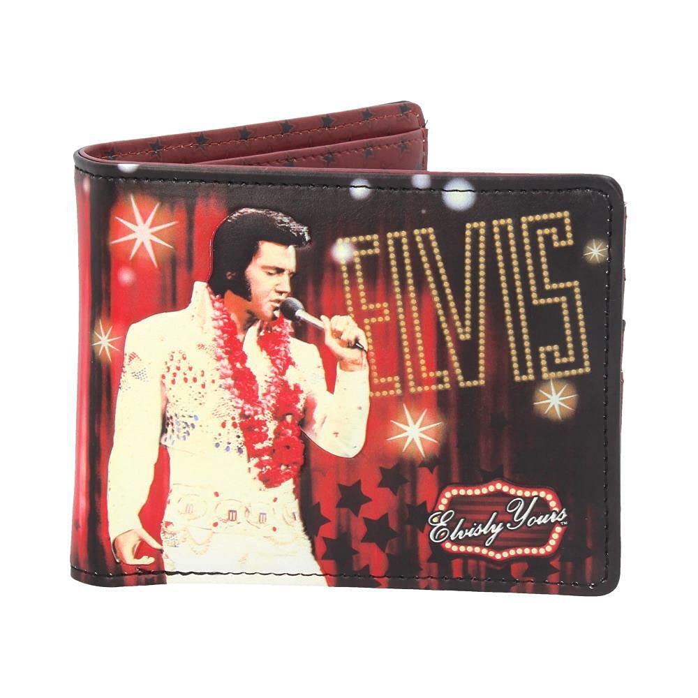 Nemesis Now Elvis Wallet 10cm Red, PU