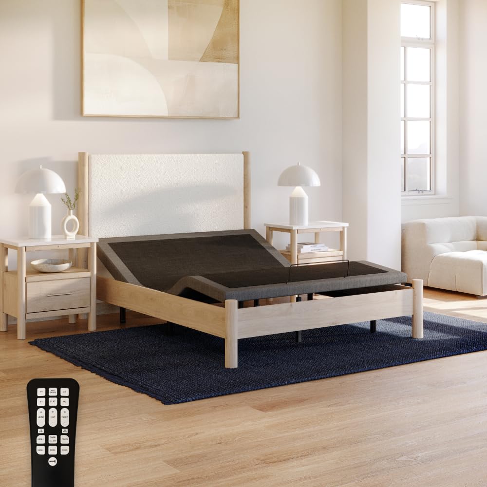 Adjustable Comfort Upholstered Adjustable Bed Base 2.0