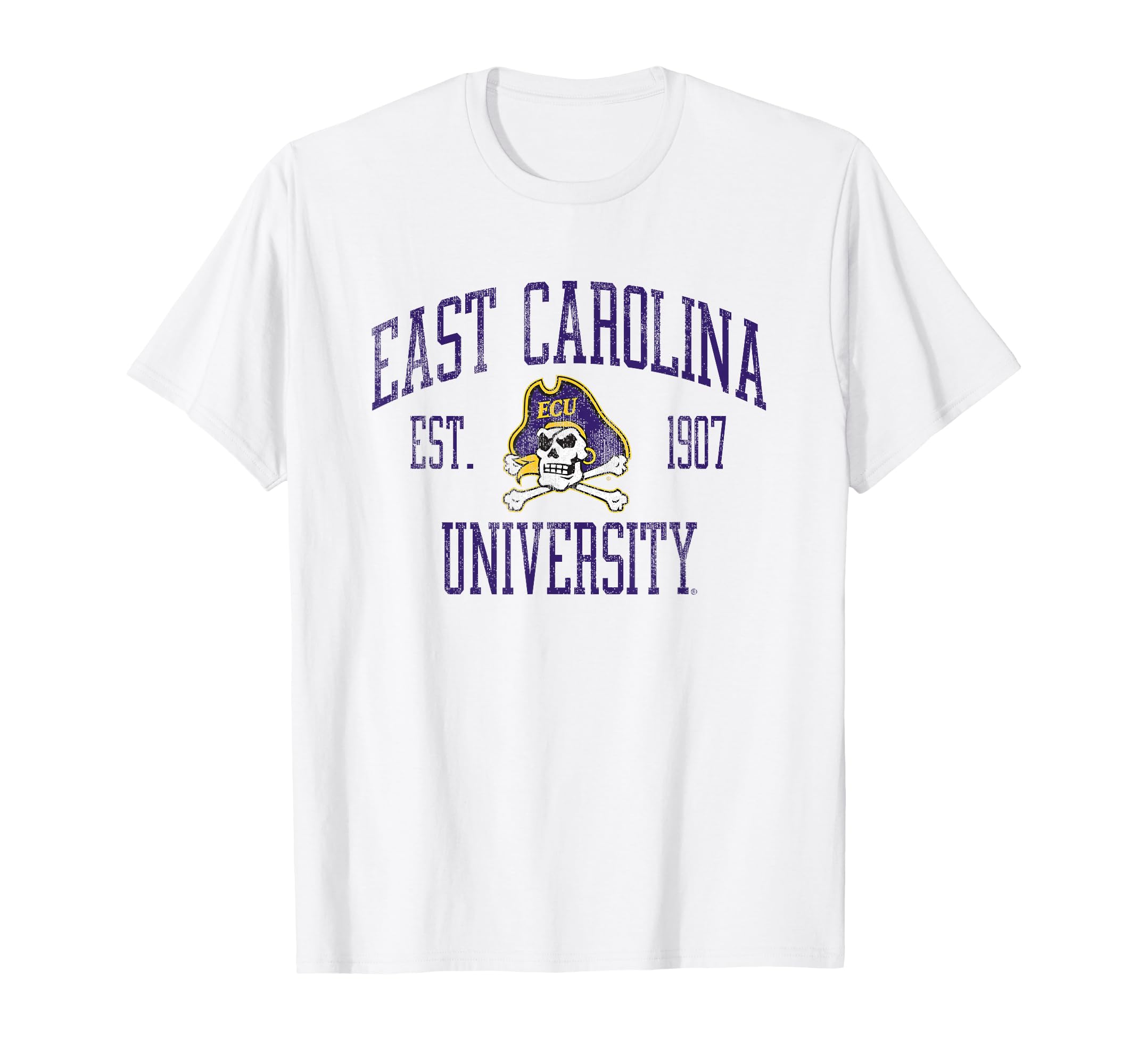 East Carolina Pirates Distressed Formal Logo T-Shirt