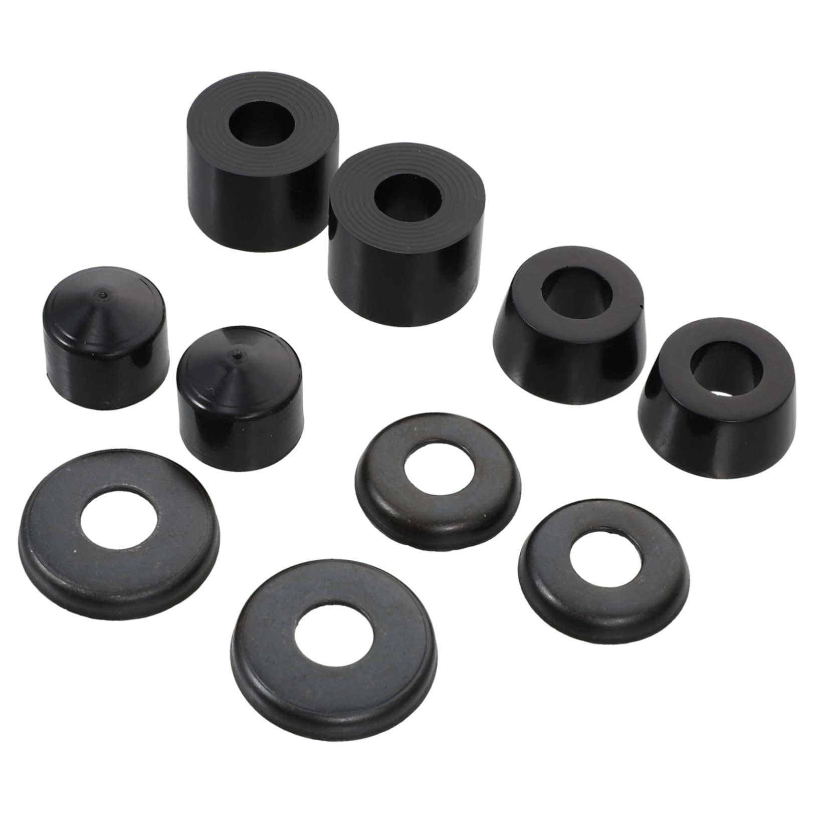 KICHOUSE Skateboard Shocking Absorber Cushion High Elasticity Pu Skateboard Bushings Black Performance Enhancer