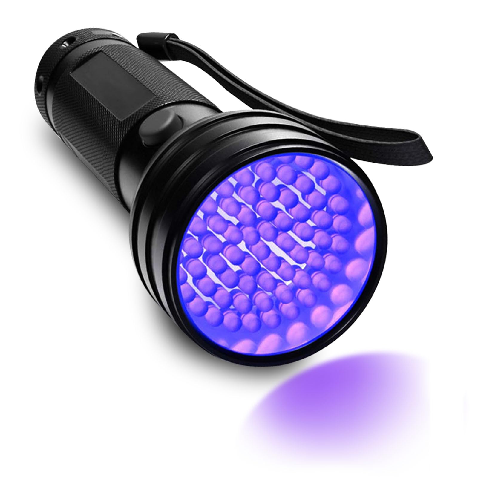 UV Flashlight Black Light, Ultraviolet Blacklight for Pet Urine Detection 51 LED 395 nM, Detector Light for Dog/Cat Urine, Dry Stains, Bed Bug, Resin Curing, Scorpions Finder