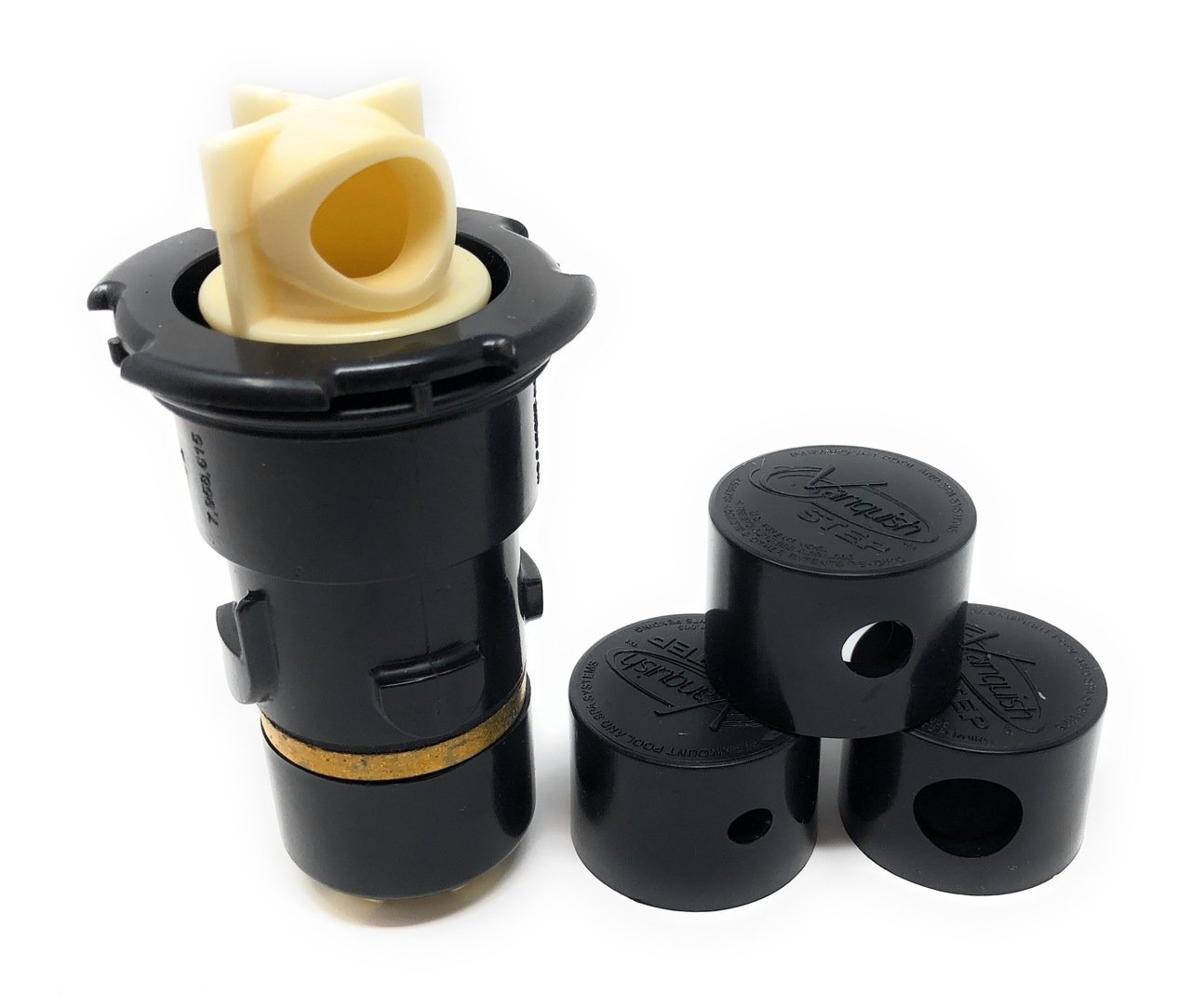 Buse Paramount Vanquish Step Nozzle Noir tête pop-up nettoyage piscine buse de refoulement escalier