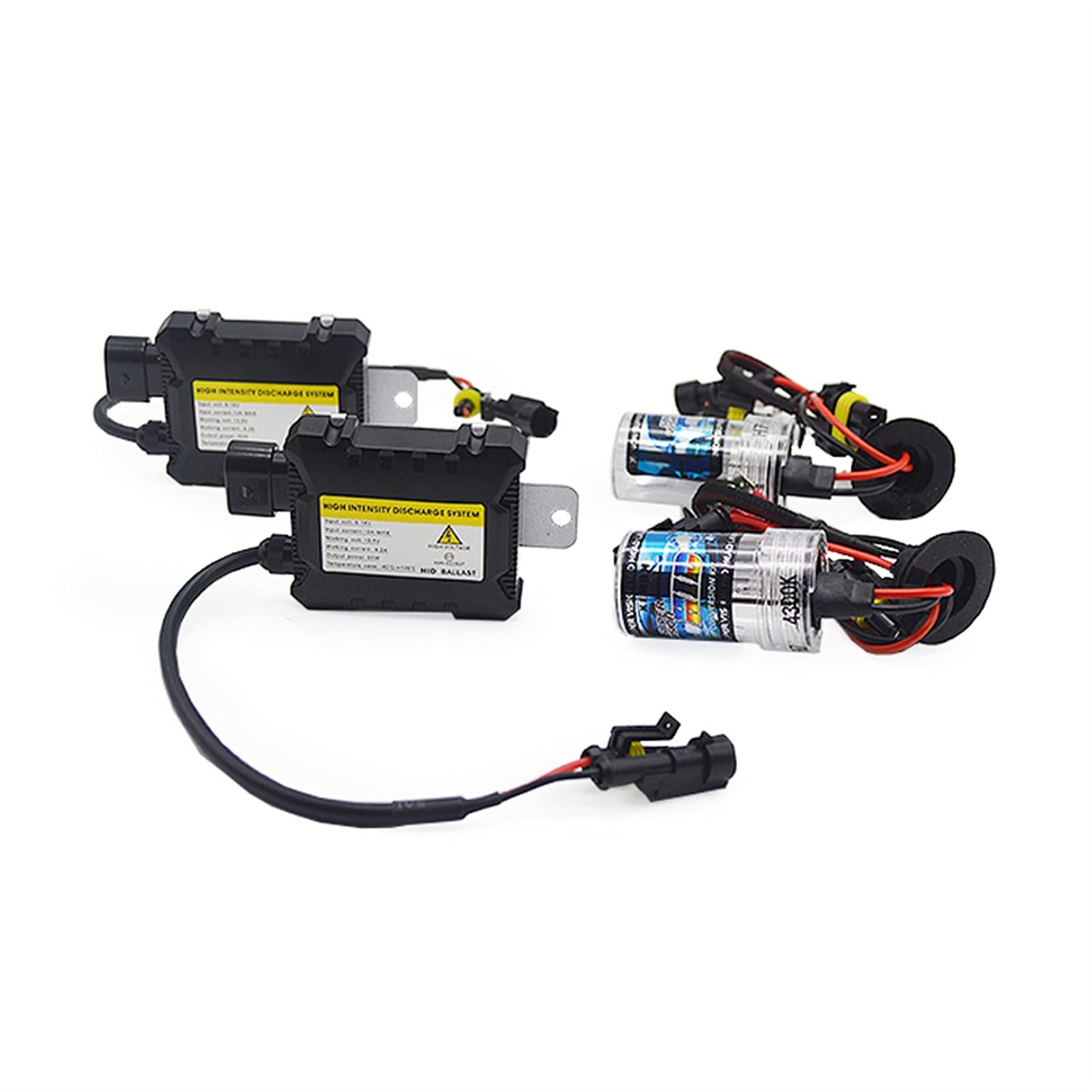 Żarówka ledowa 35W 55W Slim Ballast Kit Hid Xenon Light Bulb 12 V H1 H3 H7 H7 H11 9005 9006 4300K ​​5000K 6000K 8000K Auto Xeno Reflektor Lampa (Color : 4300K White Yellow, Size : H11)