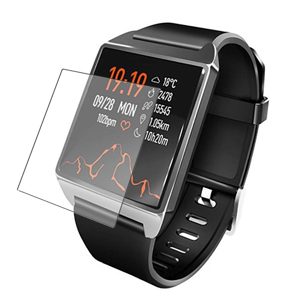 Vaxson 3-Pack Screen Protector, compatible with Beaulyn 1.3" 19-W2 Smart Watch, TPU Guard Film Protectors Sticker [NOT Tempered Glass ] New Version