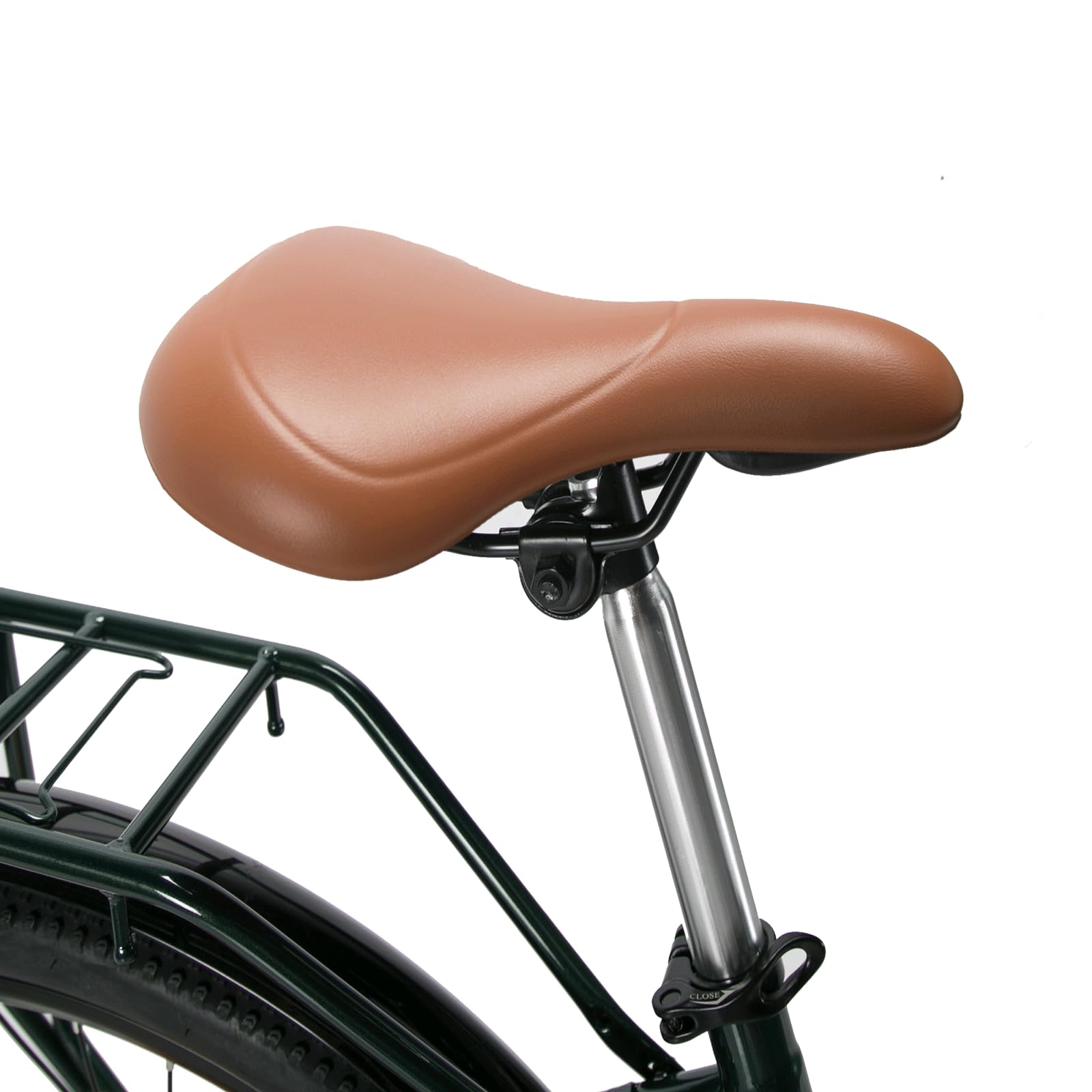 cysum 26" Bicicleta Eléctrica Urbana 250w Bici Eléctrica Damas, Clásica Ebike Ciudad Adulto, City Electric Bike Batería 36v 10ah Alcance 60-80km, Freno Disco Mecánico, Electric Bicycle 7 Velocidade