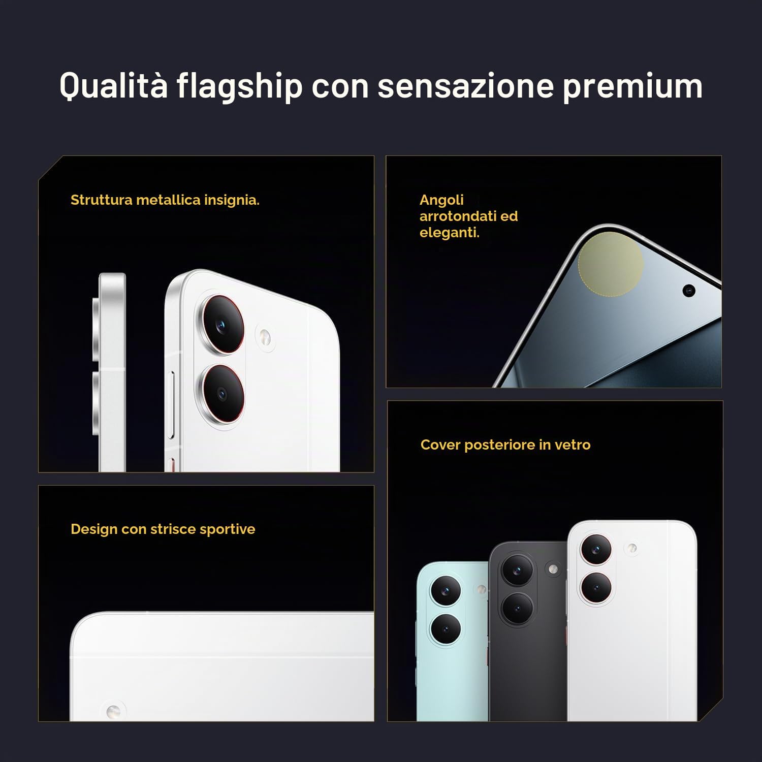 XIAOMI Poco X8 Pro Smartphone, 8 GB + 512 GB, processore Dimensity 8500-Ultra, batteria da 6500 mAh, schermo AMOLED ultra luminoso, fotocamera principale Sony IMX882 da 50 MP con OIS, nero